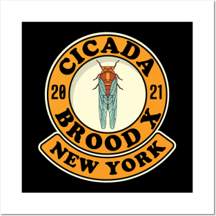 Cicada 2021 Brood X New York NY Posters and Art